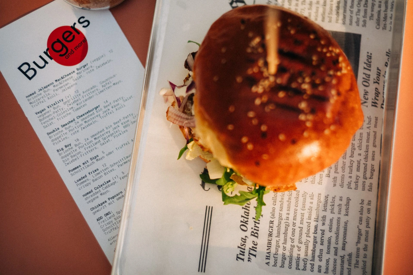 BURGERS & BEERS – Café Nomad Heidelberg Handschuhsheim, 14.05.2026