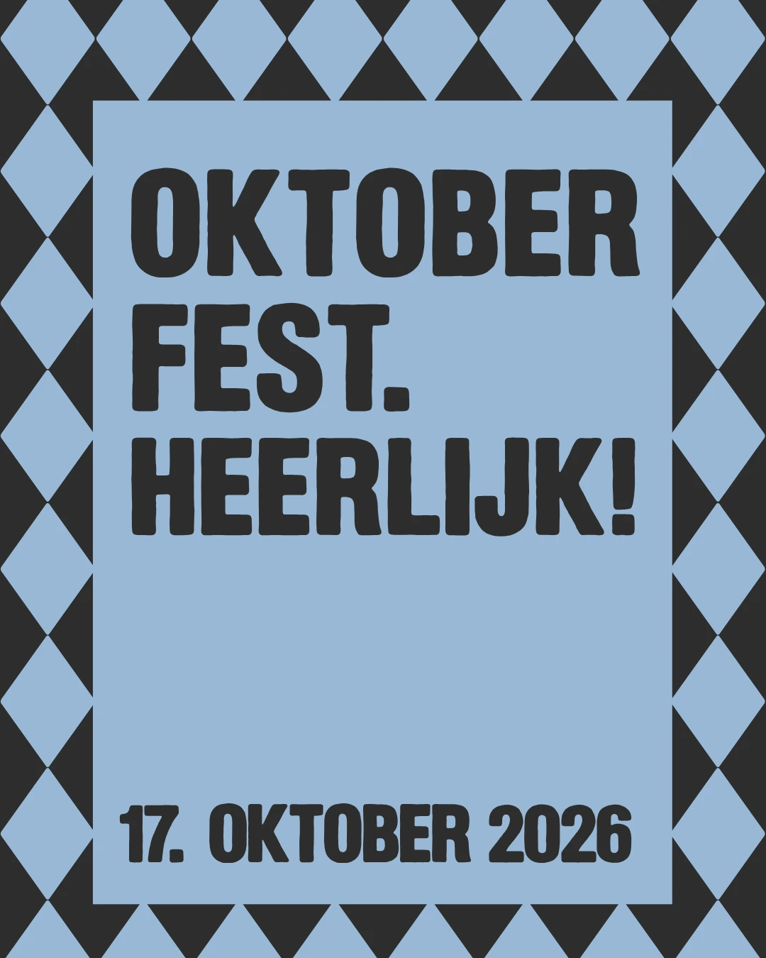 HEERLIJK OKTOBERFEST – WoAndersKino@Dezernat 16, 17.10.2026