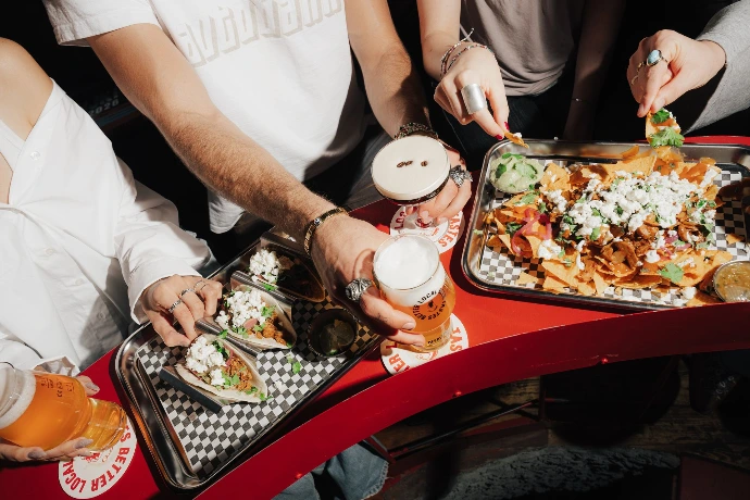 Leckeres Bier, leckere Tacos und die besten Drinks